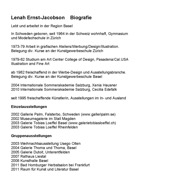 Lenah Ernst-Jacobson Biografie 2014 quadrat